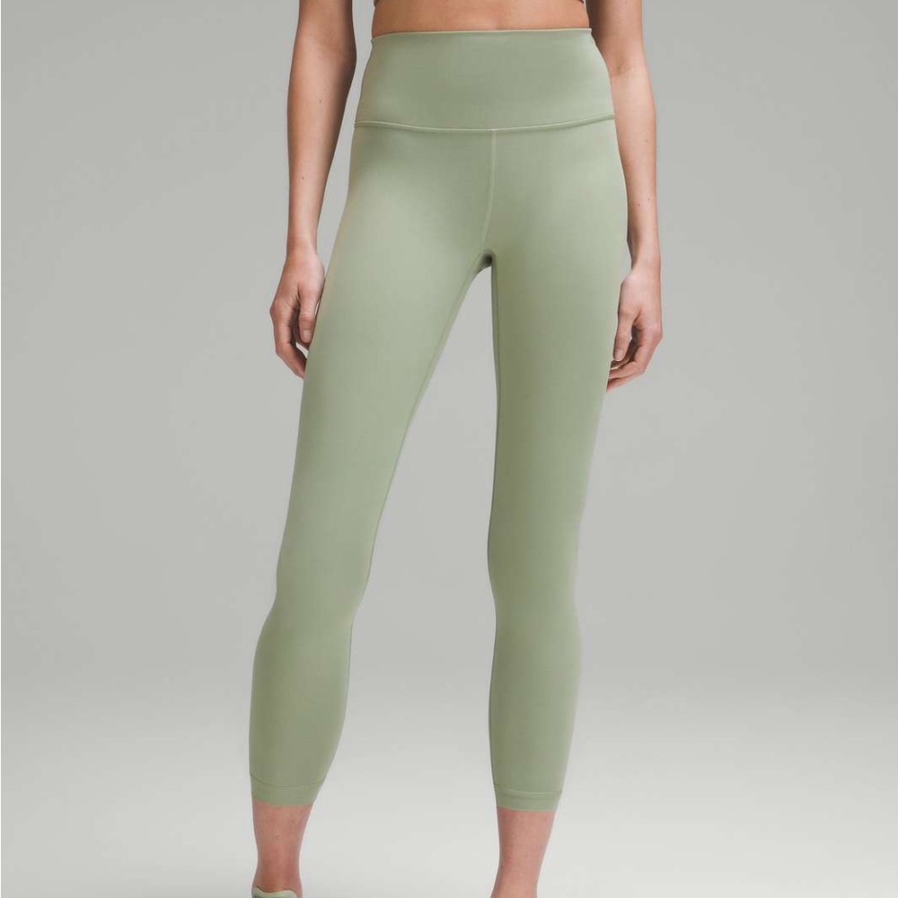 Lululemon Wunder Train HR Legging 25” Laurel Green